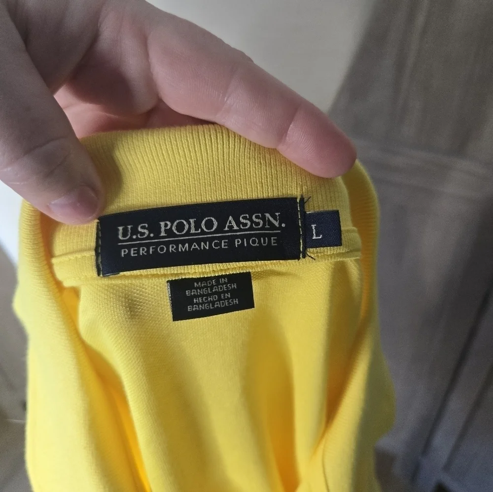 Ralph Lauren Men's Polo yellow shirt